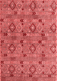 Abstract Red Modern Rug, abs5073red