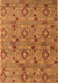 Abstract Orange Modern Rug, abs5073org