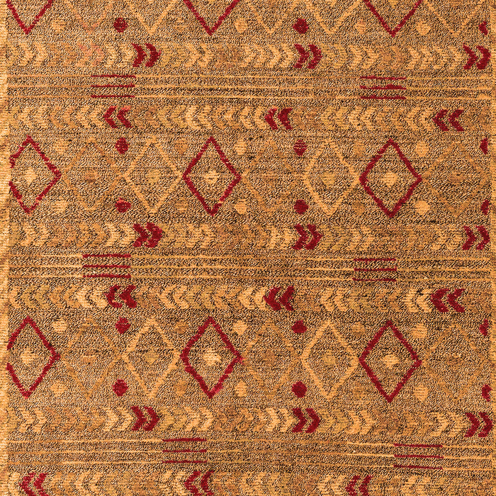 Abstract Orange Modern Rug, abs5073org
