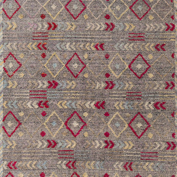 Machine Washable Abstract Tan Brown Rug, wshabs5073