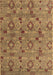 Abstract Brown Modern Rug, abs5073brn