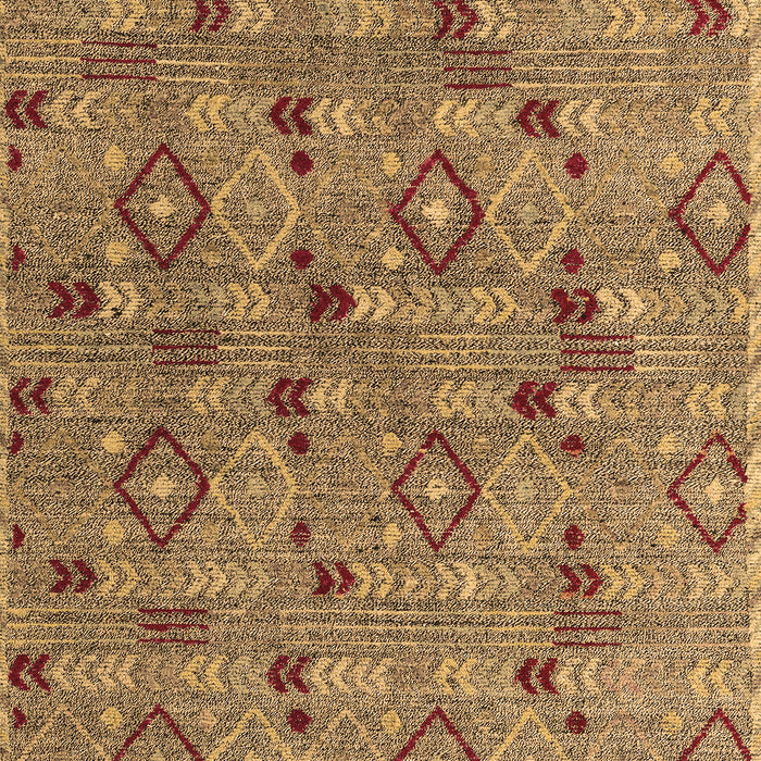 Abstract Brown Modern Rug, abs5073brn