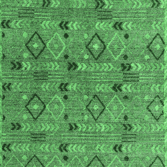 Machine Washable Abstract Emerald Green Modern Area Rugs, wshabs5073emgrn