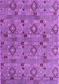 Abstract Purple Modern Rug, abs5073pur