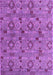 Abstract Purple Modern Rug, abs5073pur