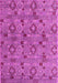 Machine Washable Abstract Pink Modern Rug, wshabs5073pnk