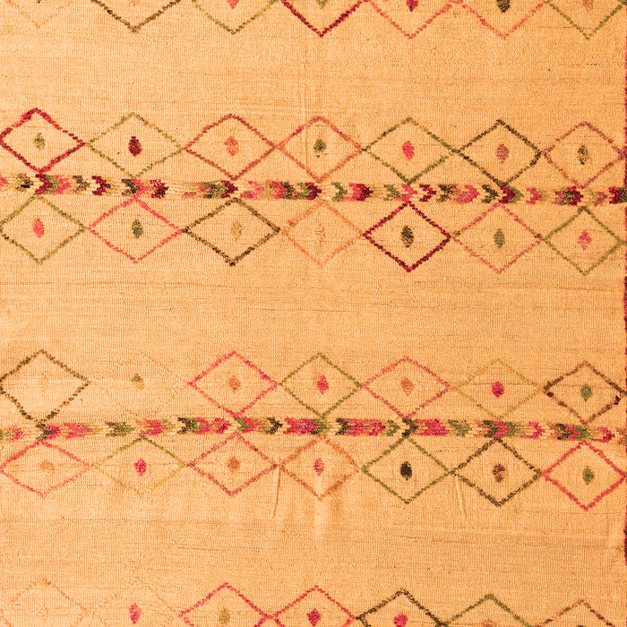 Solid Orange Modern Rug, abs5074org