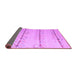 Sideview of Solid Purple Modern Rug, abs5074pur