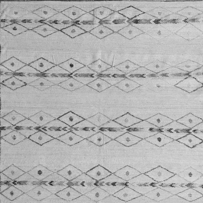 Square Solid Gray Modern Rug, abs5074gry