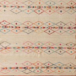 Square Abstract Light Copper Gold Solid Rug, abs5074