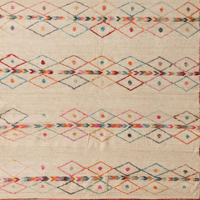 Square Machine Washable Abstract Light Copper Gold Rug, wshabs5074