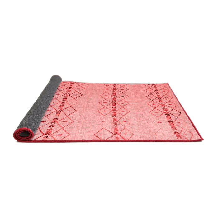 Solid Red Modern Area Rugs