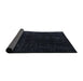 Sideview of Abstract Black Modern Rug, abs5075