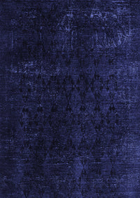 Abstract Blue Modern Rug, abs5075blu