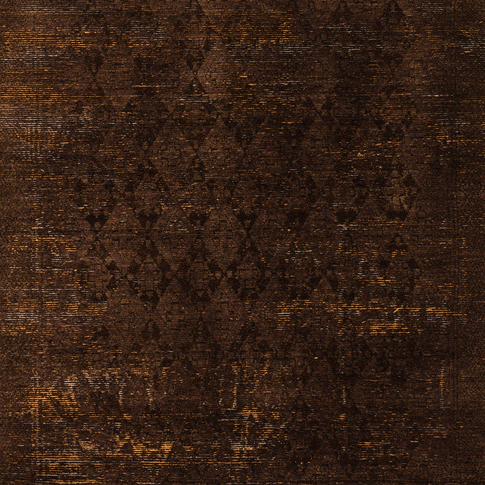 Square Abstract Orange Modern Rug, abs5075org