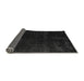 Sideview of Abstract Gray Modern Rug, abs5075gry