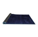 Sideview of Abstract Blue Modern Rug, abs5075blu