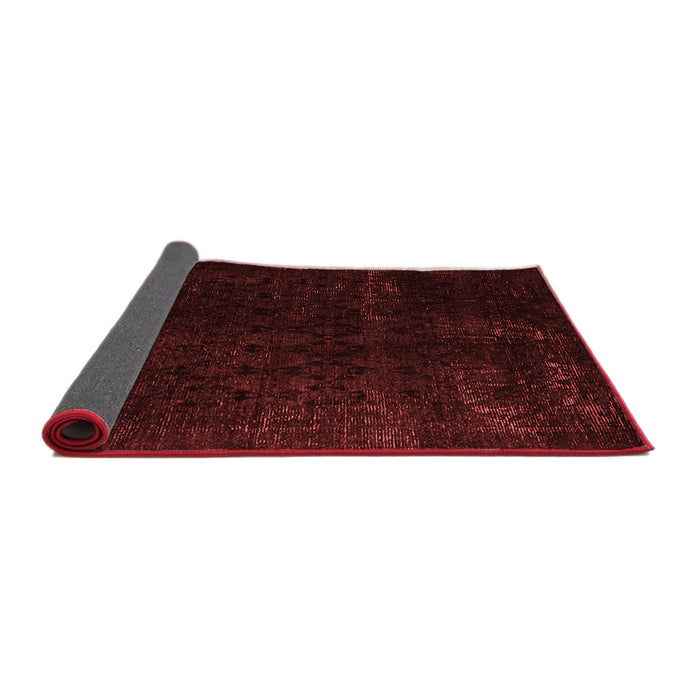 Abstract Red Modern Area Rugs