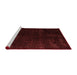 Modern Red Washable Rugs