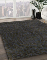 Abstract Gray Modern Rug, abs5076