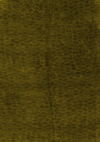 Abstract Yellow Modern Rug, abs5076yw