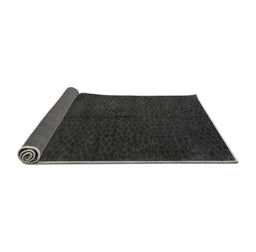 Sideview of Abstract Gray Modern Rug, abs5076gry