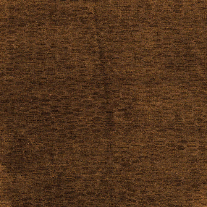 Square Machine Washable Abstract Orange Modern Area Rugs, wshabs5076org