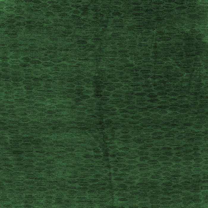 Square Abstract Emerald Green Modern Rug, abs5076emgrn