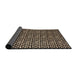 Sideview of Abstract Camel Brown Modern Rug, abs5077