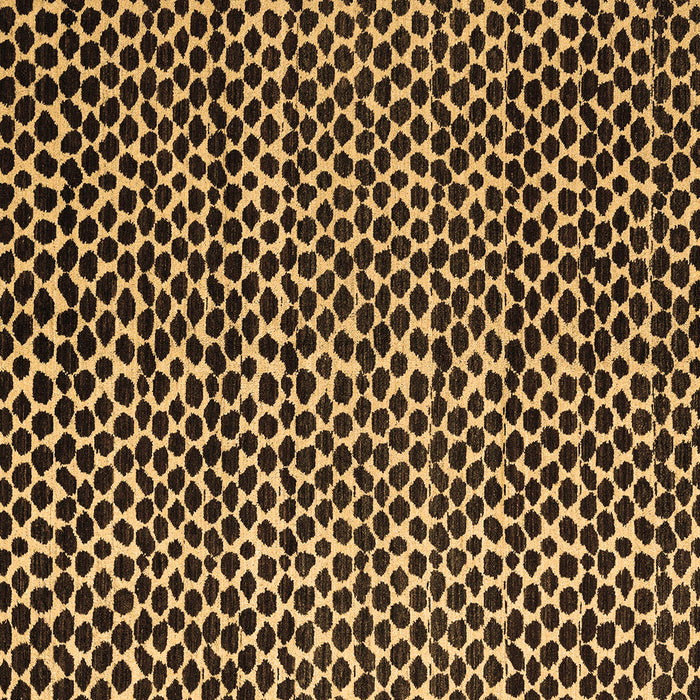 Square Machine Washable Abstract Brown Modern Rug, wshabs5077brn