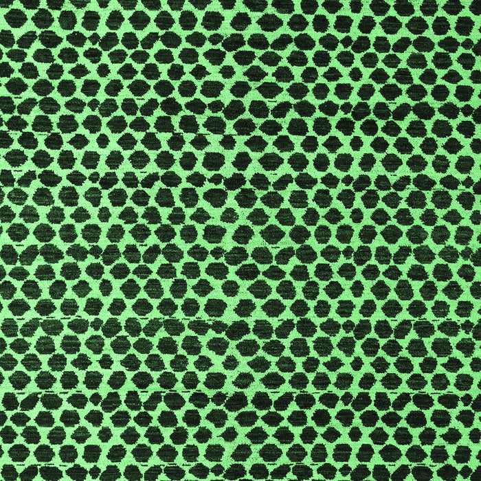 Machine Washable Abstract Emerald Green Modern Area Rugs, wshabs5077emgrn