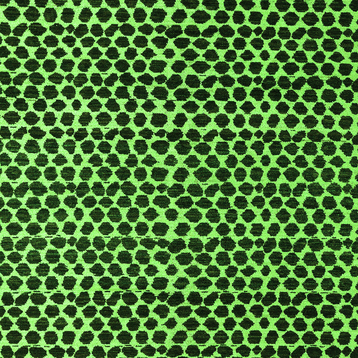 Machine Washable Abstract Green Modern Area Rugs, wshabs5077grn