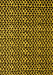 Machine Washable Abstract Yellow Modern Rug, wshabs5077yw