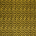 Square Machine Washable Abstract Yellow Modern Rug, wshabs5077yw