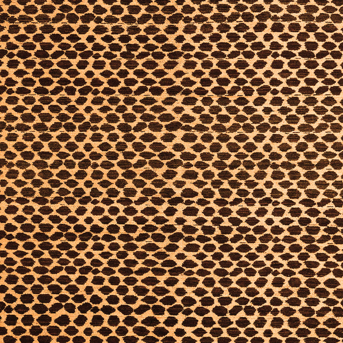 Square Machine Washable Abstract Orange Modern Area Rugs, wshabs5077org