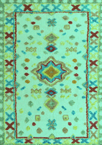 Oriental Turquoise Traditional Rug, abs5078turq