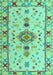 Oriental Turquoise Traditional Rug, abs5078turq