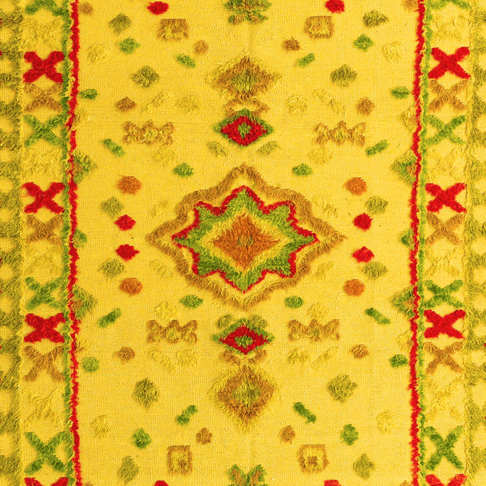 Oriental Yellow Traditional Rug, abs5078yw