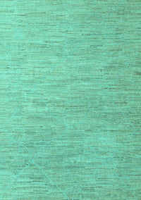 Solid Turquoise Modern Rug, abs5079turq