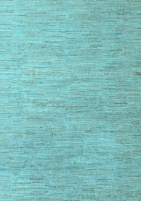 Solid Light Blue Modern Rug, abs5079lblu