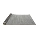 Sideview of Solid Gray Modern Rug, abs5079gry