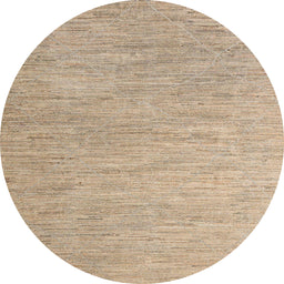 Round Machine Washable Abstract Orange Brown Rug, wshabs5079