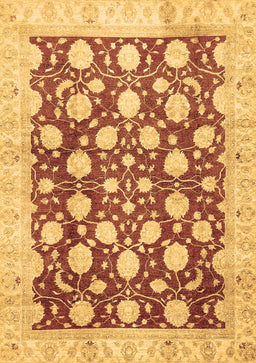 Abstract Brown Modern Rug, abs507brn