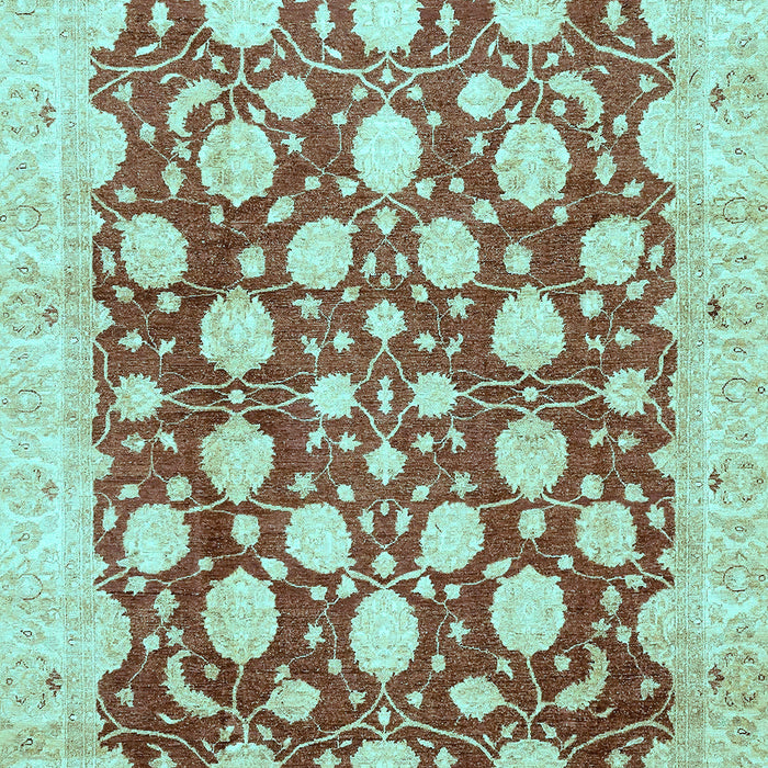 Machine Washable Abstract Light Blue Modern Rug, wshabs507lblu