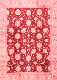 Abstract Red Modern Rug, abs507red