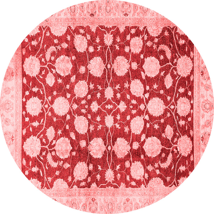 Abstract Red Modern Rug, abs507red