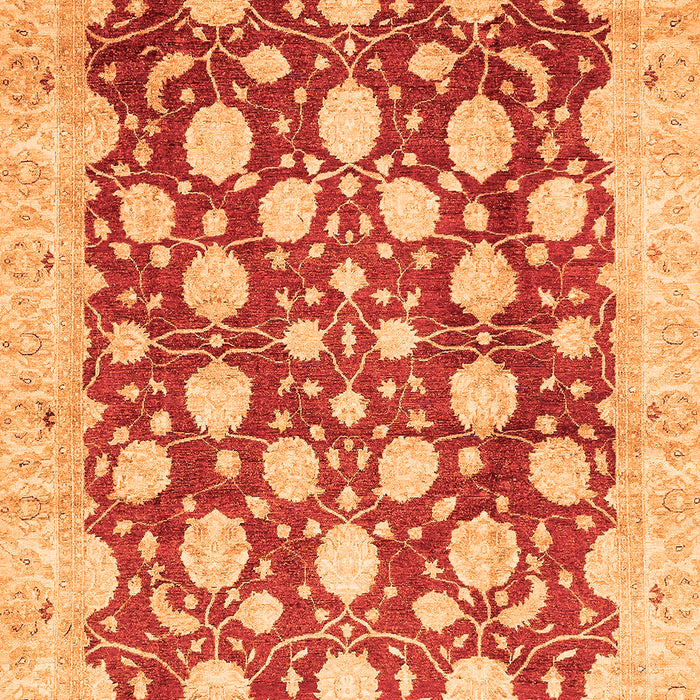 Machine Washable Abstract Orange Modern Area Rugs, wshabs507org