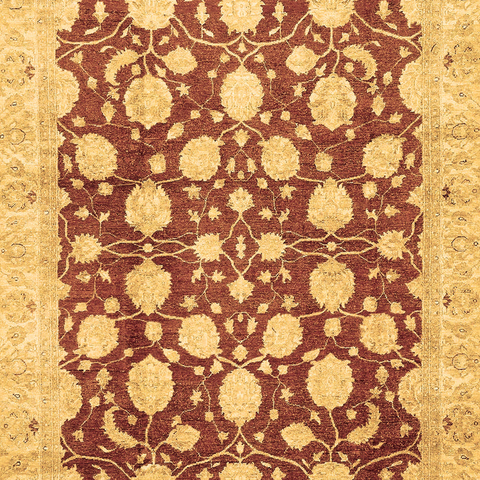 Machine Washable Abstract Brown Modern Rug, wshabs507brn