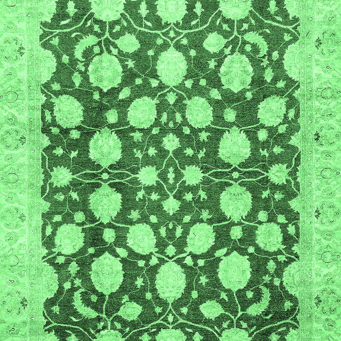 Abstract Emerald Green Modern Rug, abs507emgrn