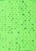 Machine Washable Abstract Green Modern Area Rugs, wshabs5080grn